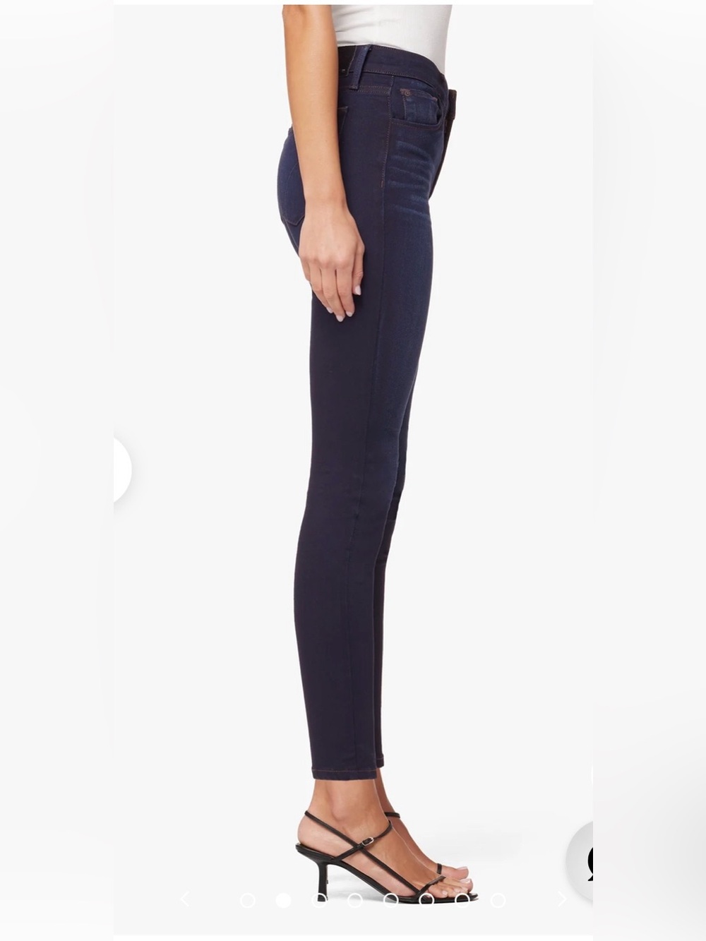 Joe's Jeans Navy Skinny High-Rise Jeans for Women - Picture 4 of 6